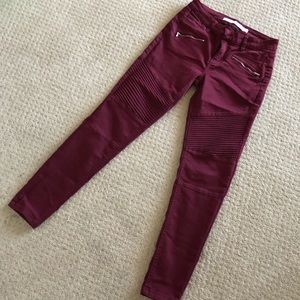 Moto pants 7US